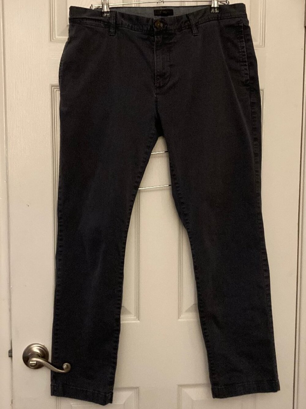 MEN's SZ 34 W/30 L, Great Condition, Nordstrom Cotton Chino Pants, Blue Gray